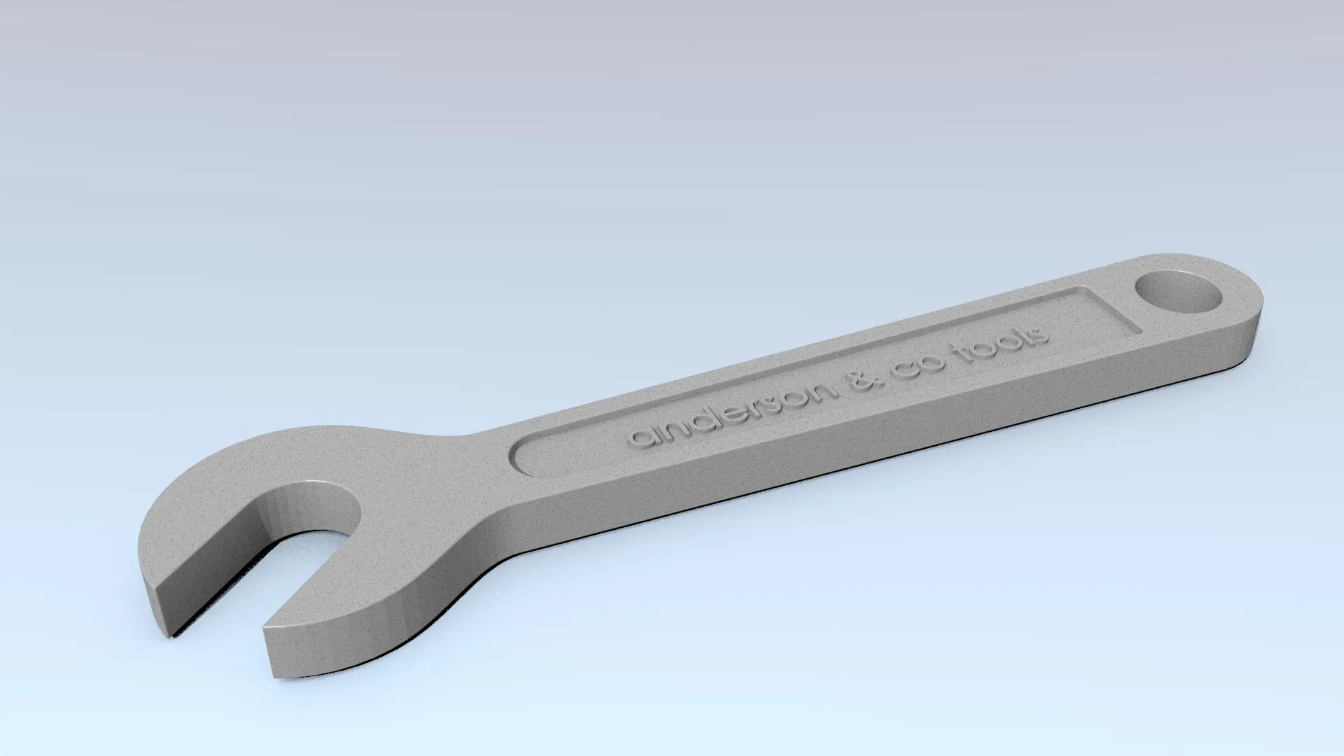01 - wrench base - shapeways